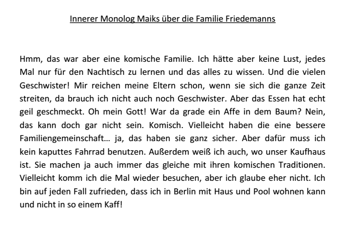 Wie Schreibt Man Einen Inneren Monolog